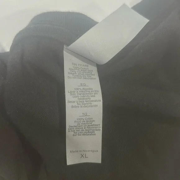 Next level apparel t shirt mens size XL black w/white graphic grunge punk skater - Picture 4 of 16